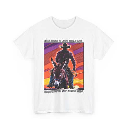Riding Ass Backwards! Western Cowboy