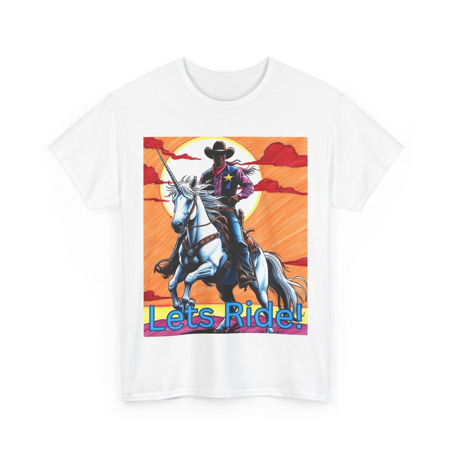 Lets Ride! Cowboy Unicorn.